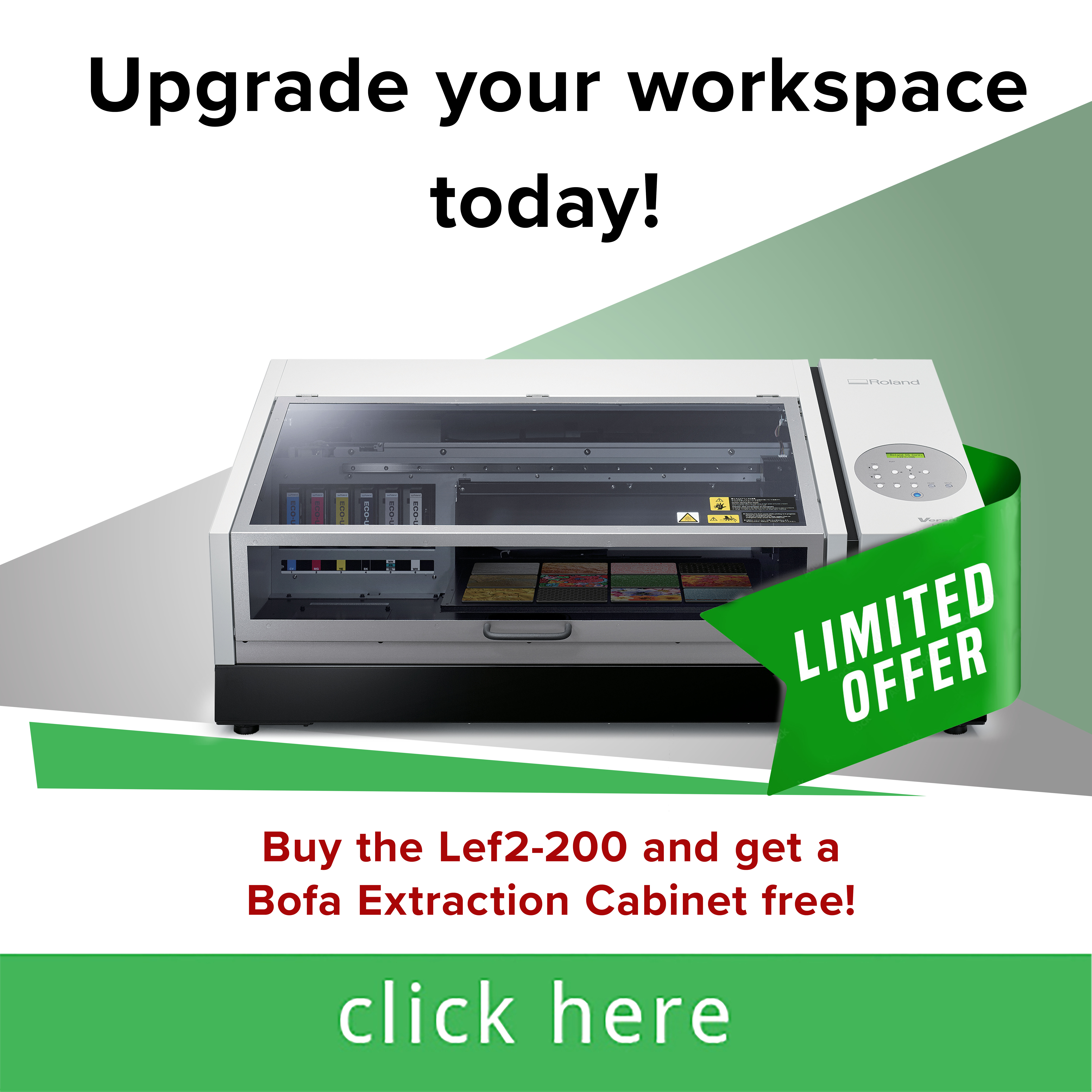 Roland LEF2-200 UV Printer offer 2