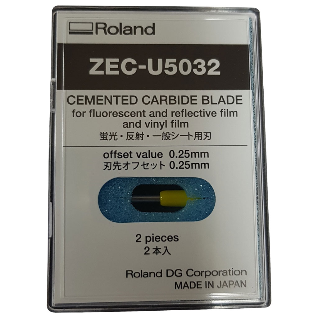 Roland Cemented Carbide Blade ZEC-U5032 for vinyl (Pack of 2)