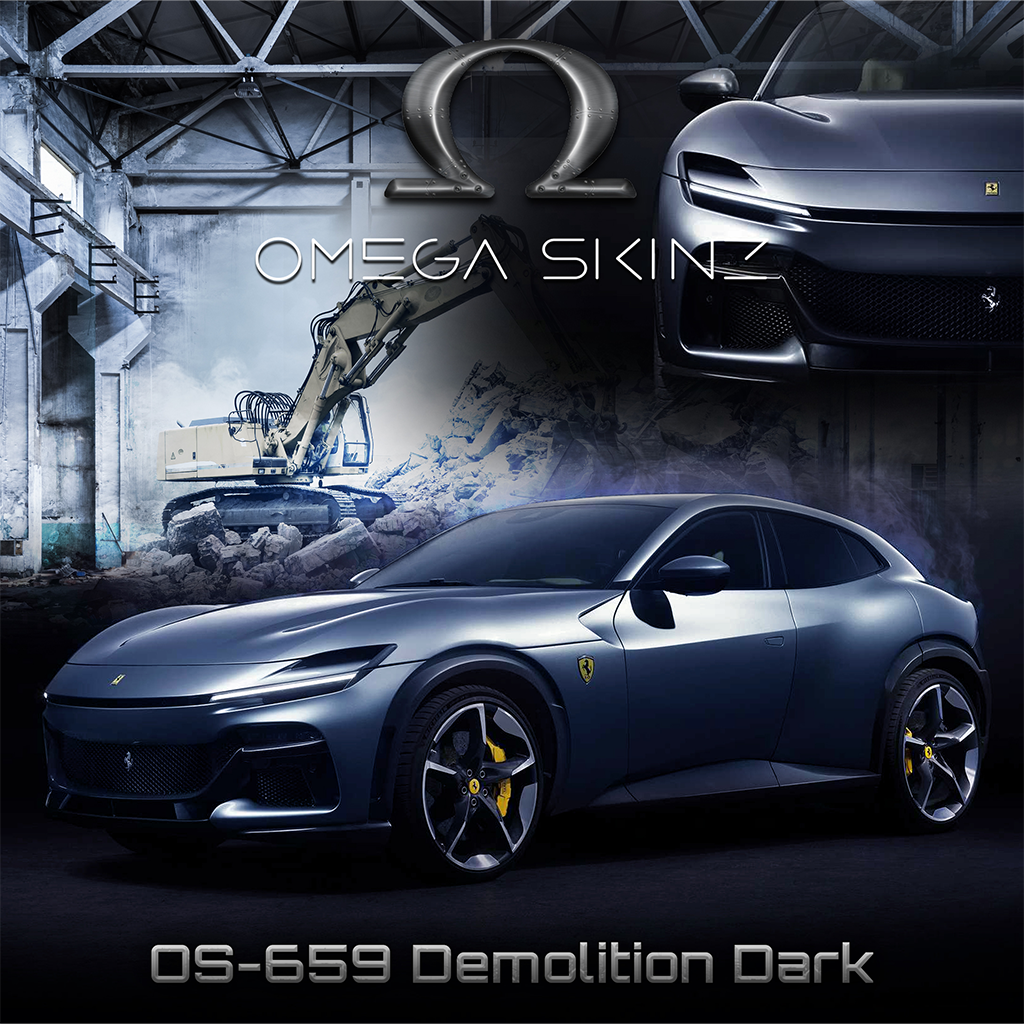 60-OS-659 Omega Skinz Demolition Dark Satin 1525mm