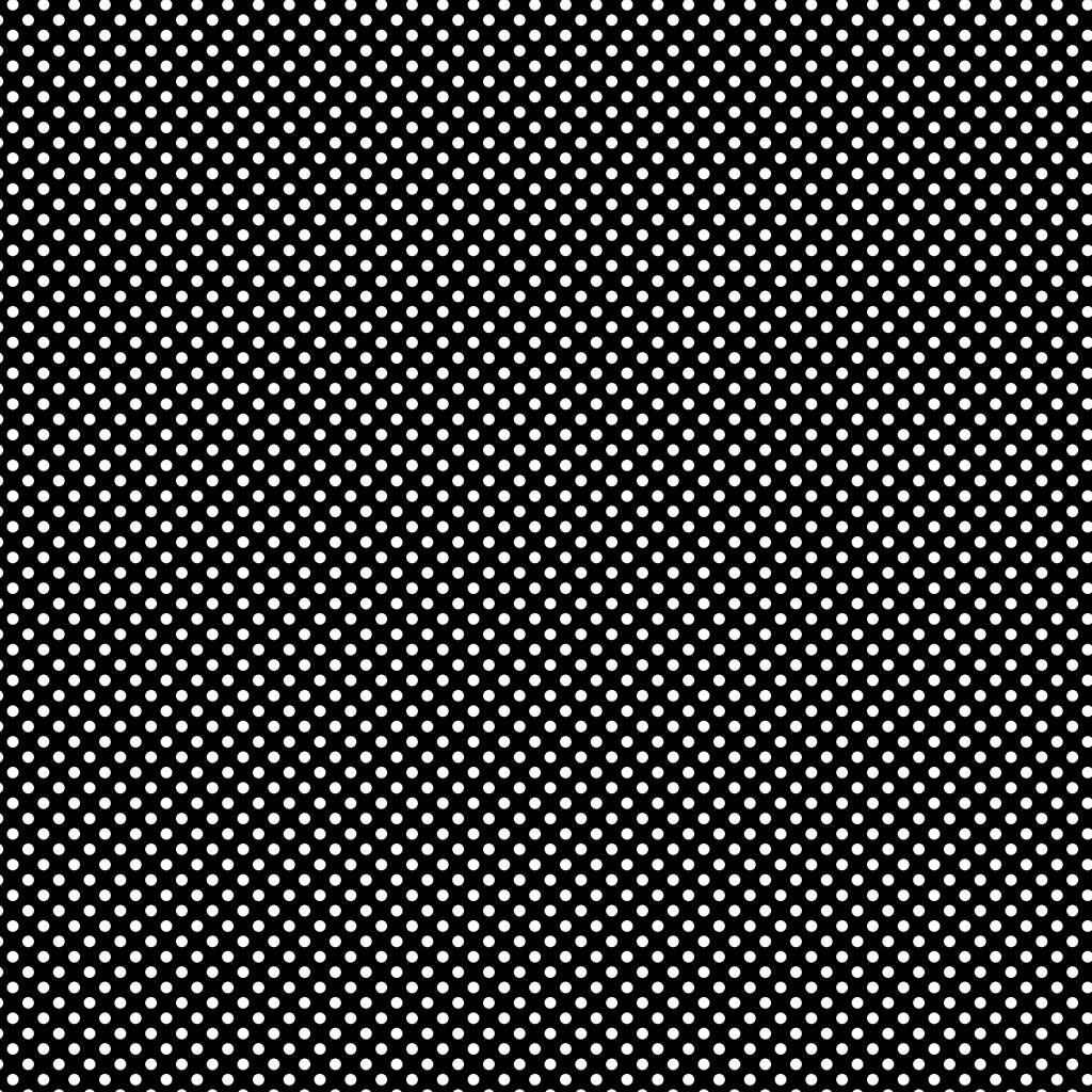 500-EasyPattern Polka Dots White/Black 456mm x 1 Metre
