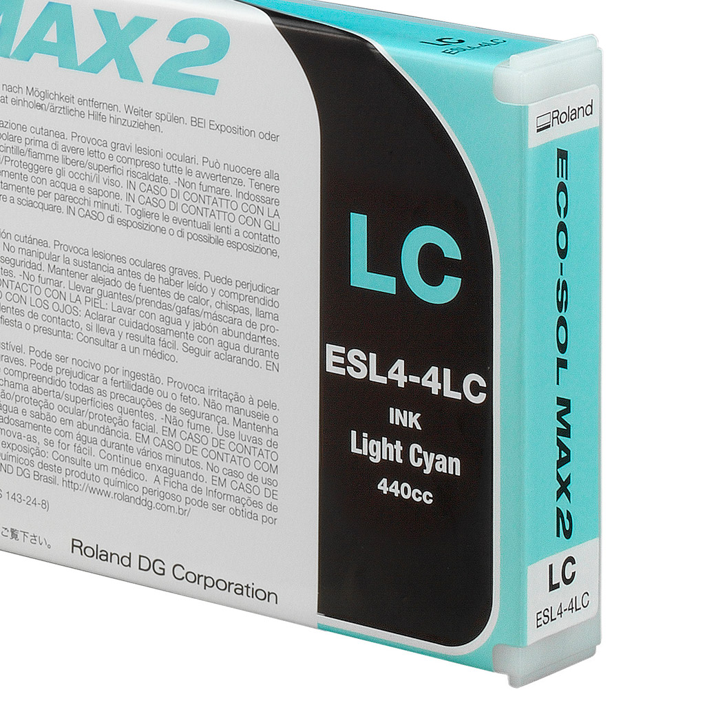 Roland ECO SOL MAX 2 Light Cyan 440ml Grafityp UK Limited