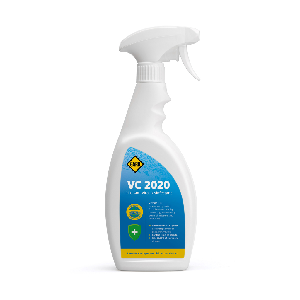 Gard VC2020 Anti-Viral Disinfectant 750ml Spray