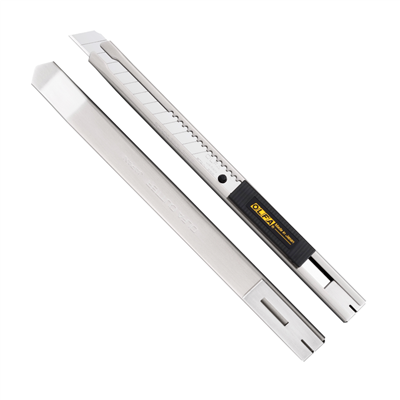 Olfa® SVR-2 ULTRA SLIM STAINLESS STEEL 9mm Precision Auto-Lock Knife