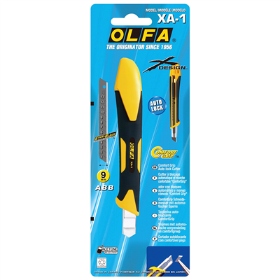 Olfa® XA-1 X DESIGN™ 9mm Precision Auto-Lock Knife