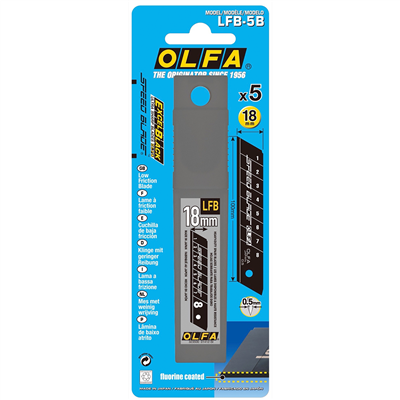 Olfa® 18mm Speed Blade for Heavy-Duty Knives (Pack of 5)