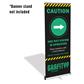 36-DURP Roll Up & Pop Up Matt White Media With Grey Back 440gsm 914mm x 30m